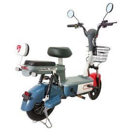 Велосипед з електромотором SPARK VOLT 14`` 48V/400W/12Ah червоний із синім